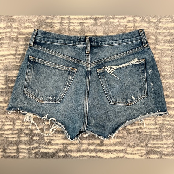 Agolde Blue Jean Shorts - Picture 12 of 12